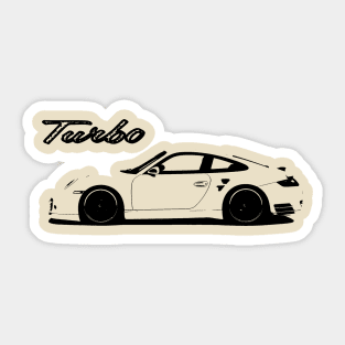 porsche turbo Sticker